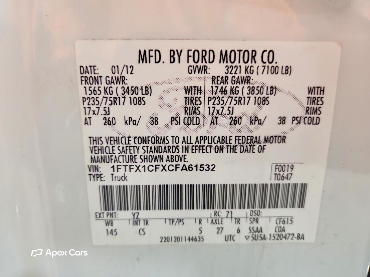 Ford F-150 2012