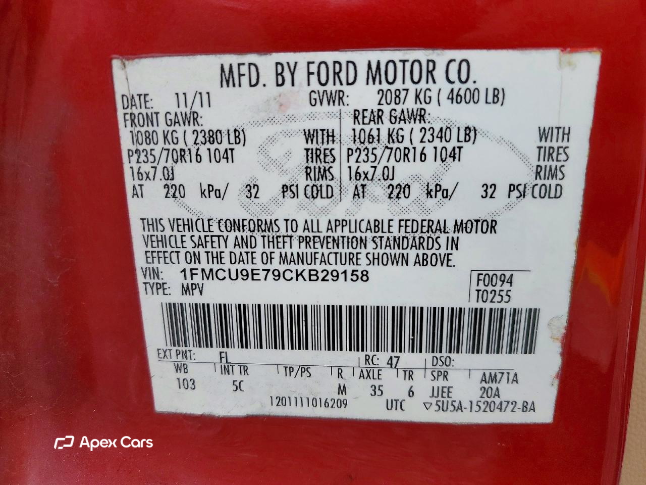 Ford Escape 2012