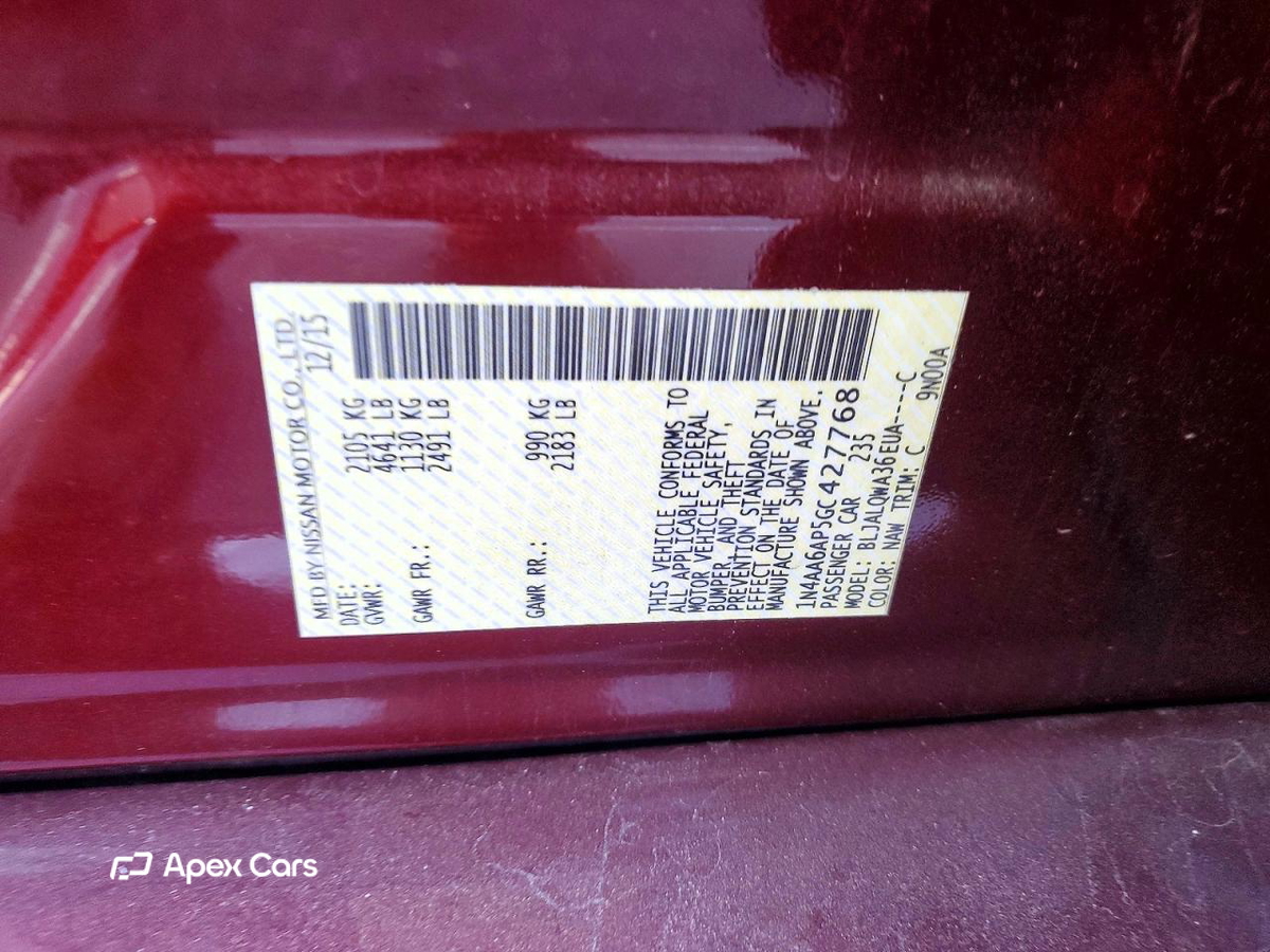 Nissan Maxima 2016