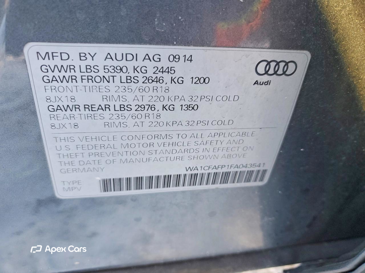 Audi Q5 2015