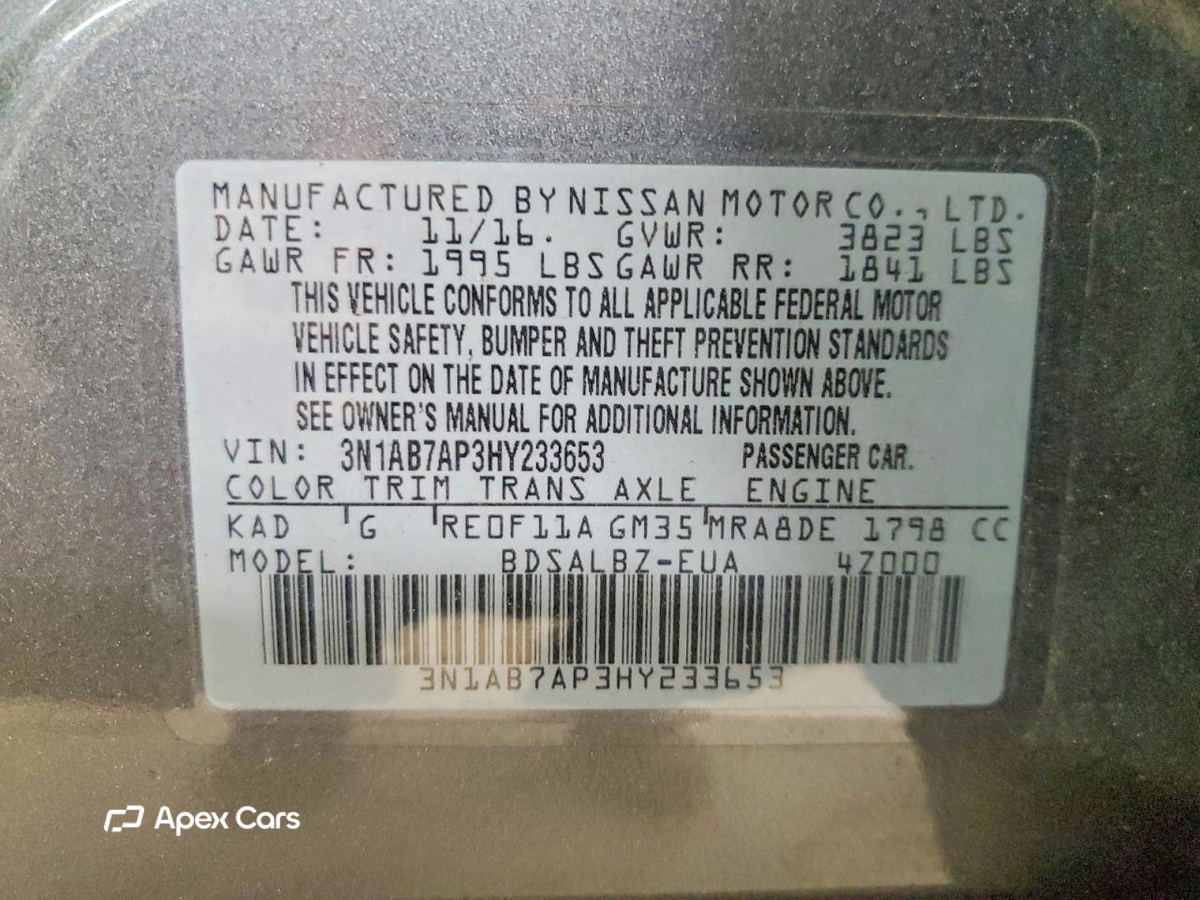 Nissan Sentra 2017
