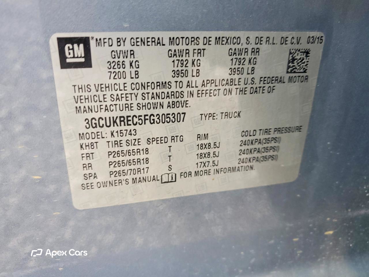 Chevrolet Silverado 2015