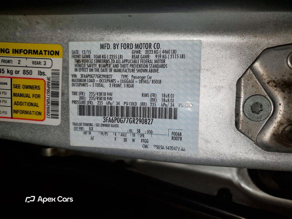 Ford Fusion 2016