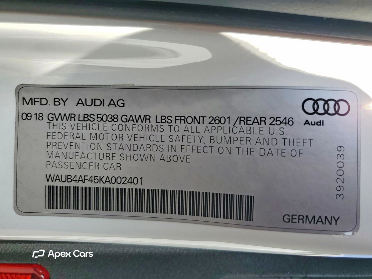 Audi RS4 2019