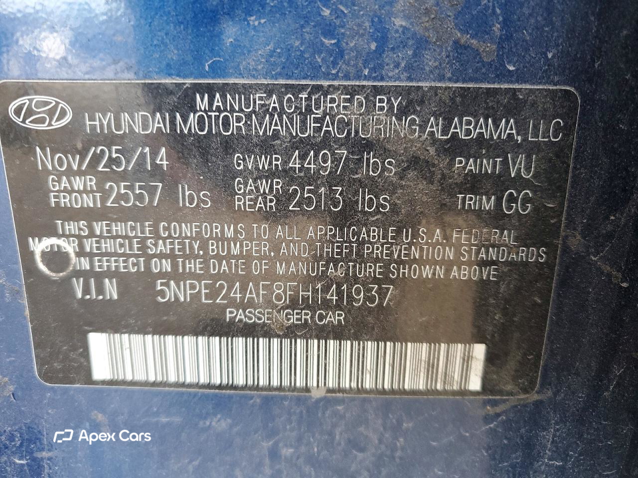 Hyundai Sonata 2015