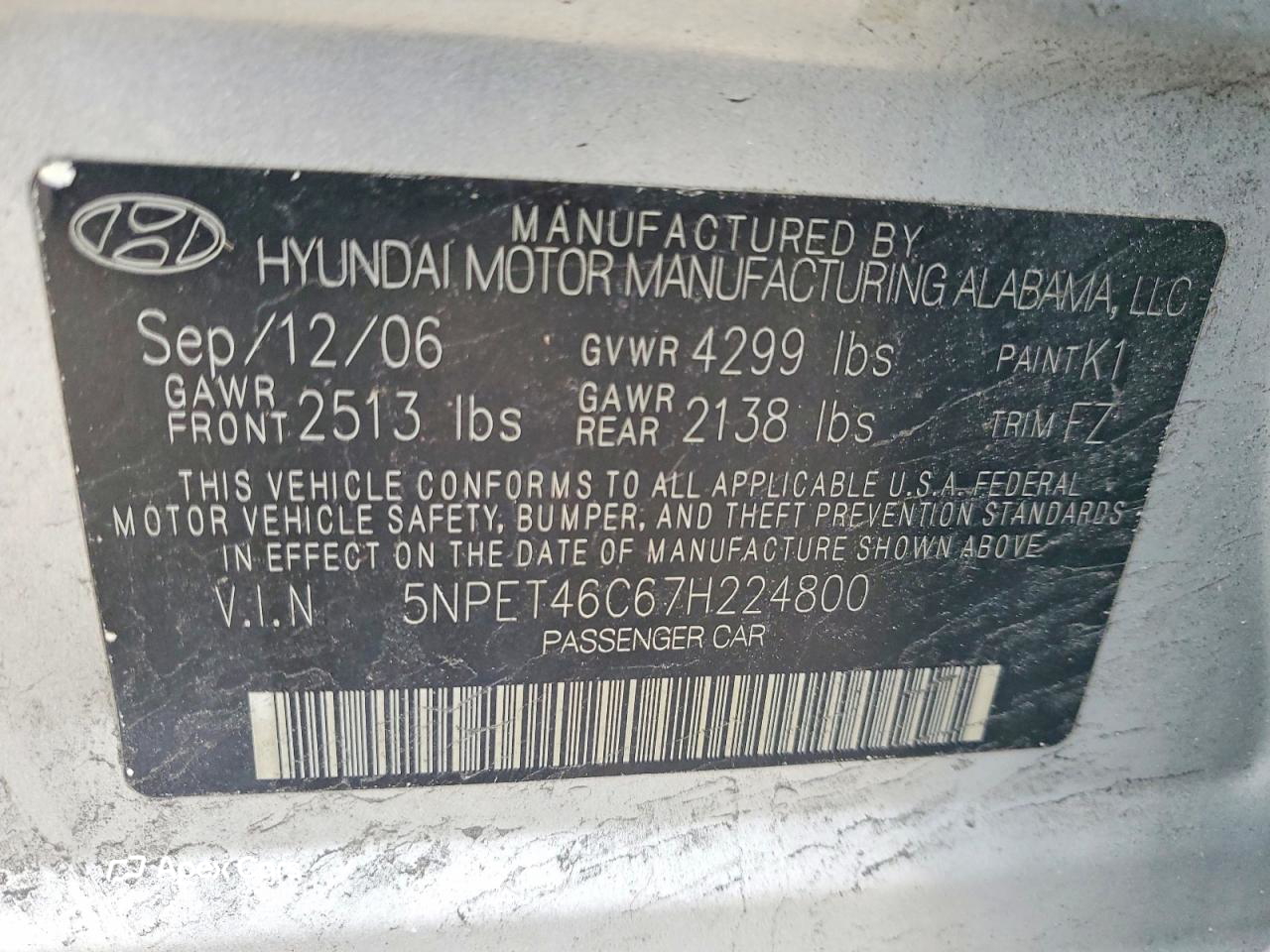 Hyundai Sonata 2007