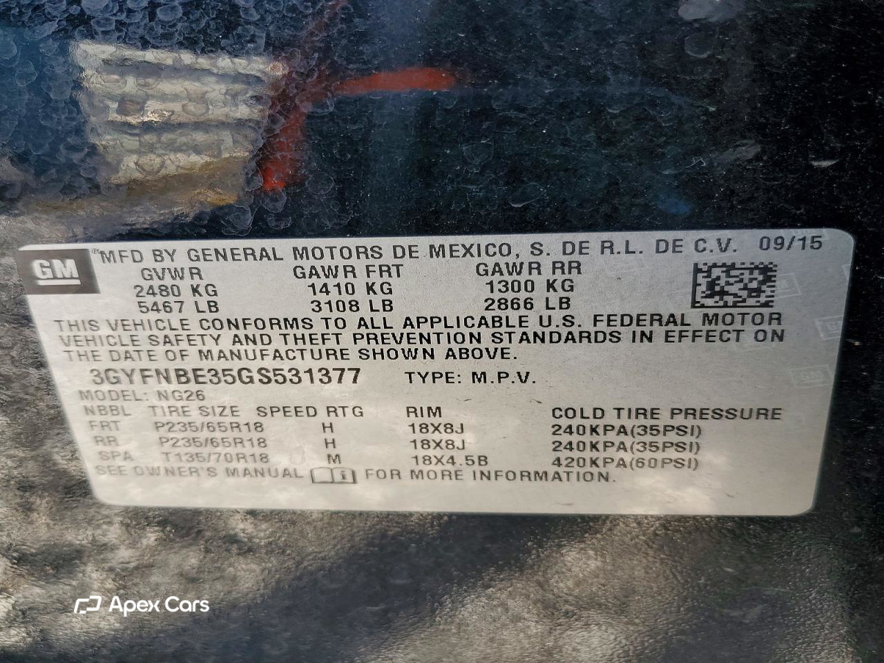 Cadillac SRX 2016