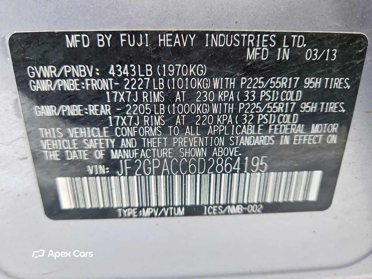 Subaru XV 2013