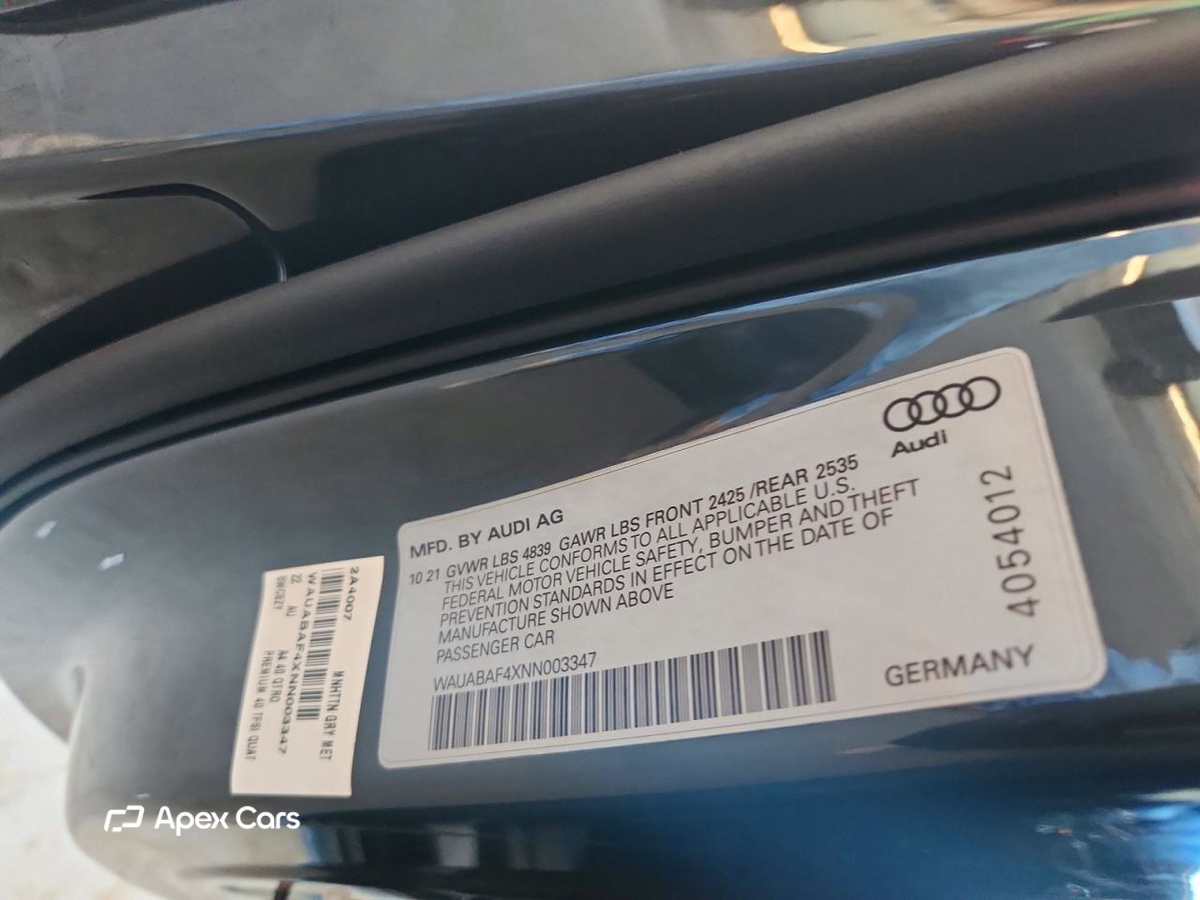 Audi A4 2022