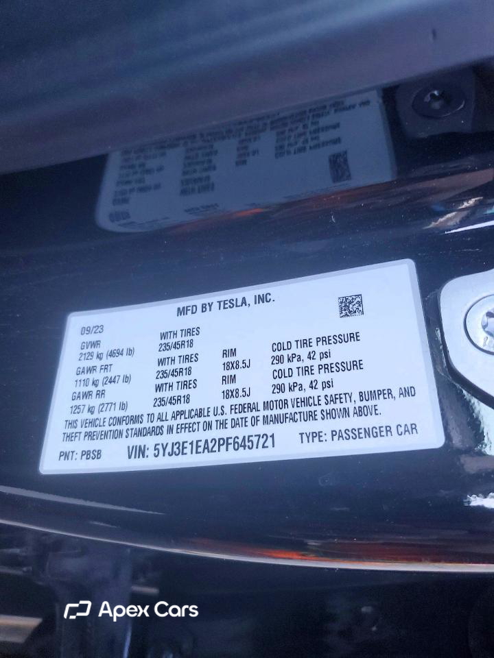 Tesla Model 3 2023