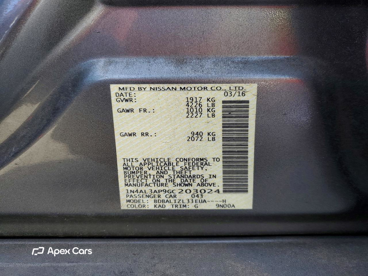 Nissan Altima 2016