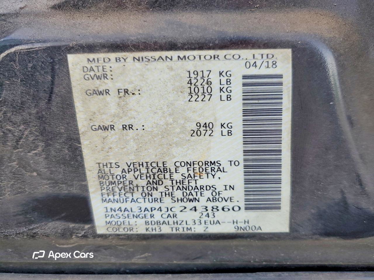 Nissan Altima 2018
