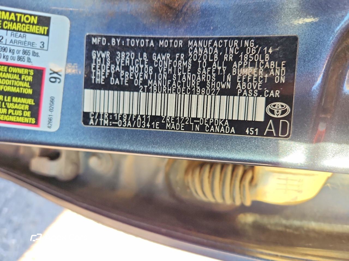 Toyota Corolla 2014