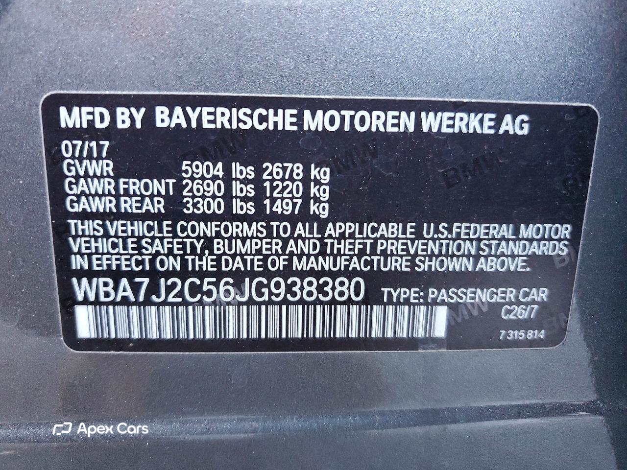 BMW Series 7 2018