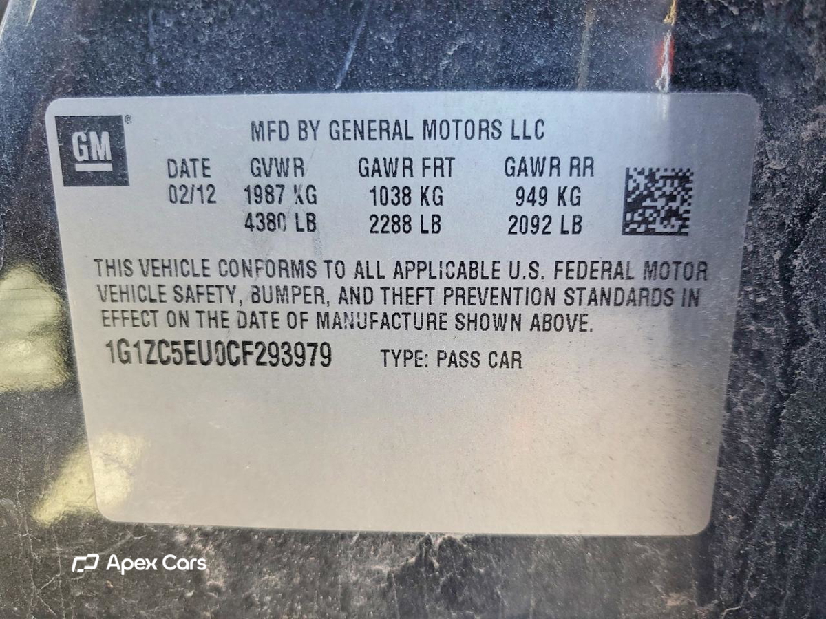 Chevrolet Malibu 2012