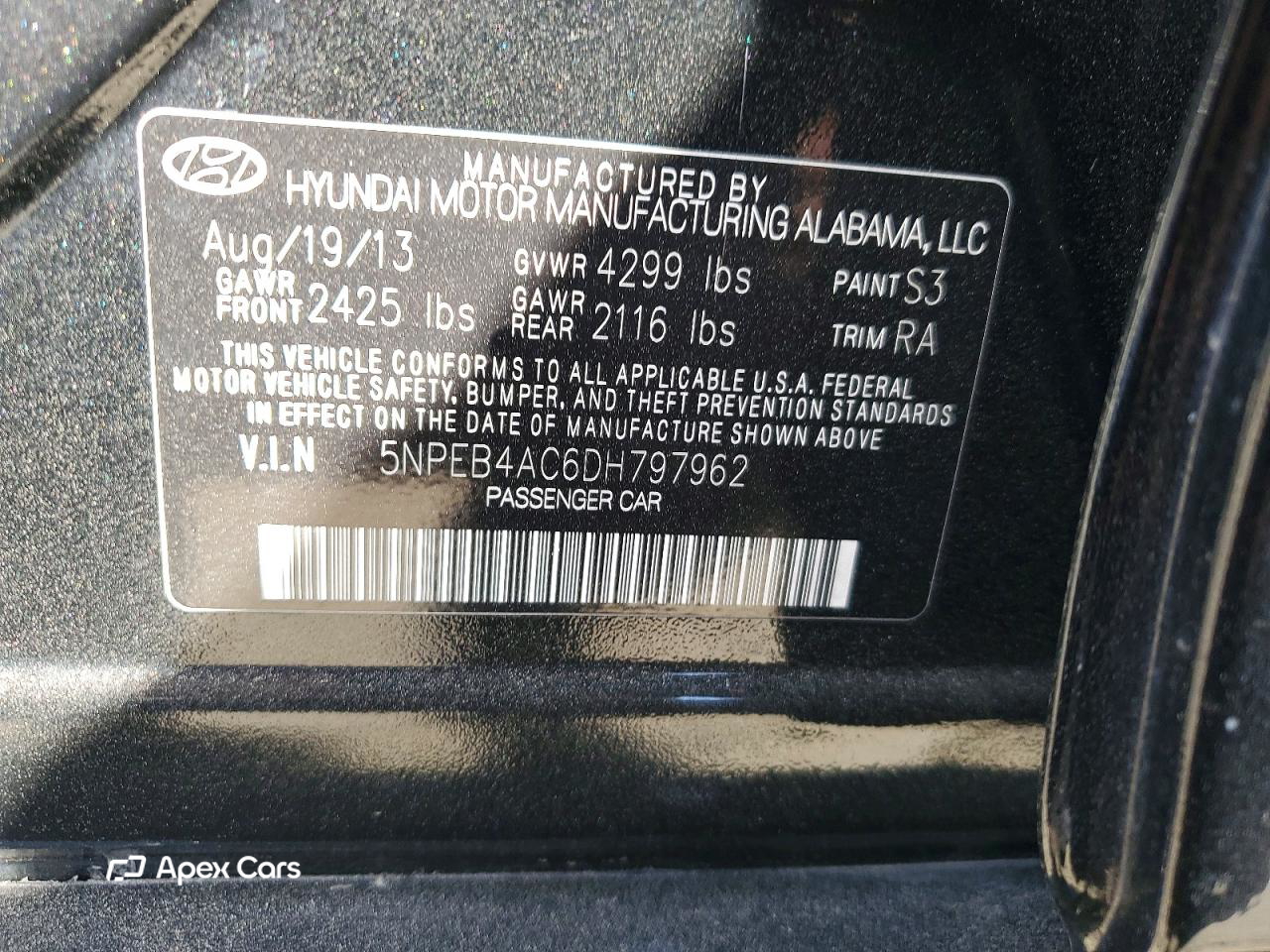 Hyundai Sonata 2013