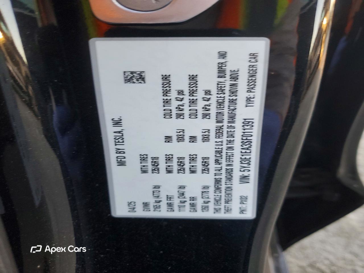 Tesla Model 3 2025