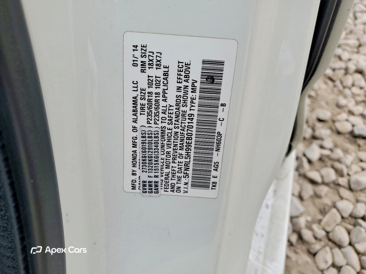 Honda Odyssey 2014