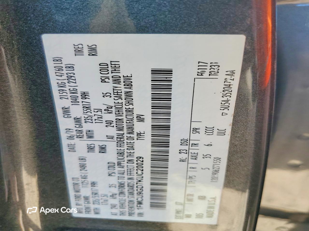 Ford Escape 2019