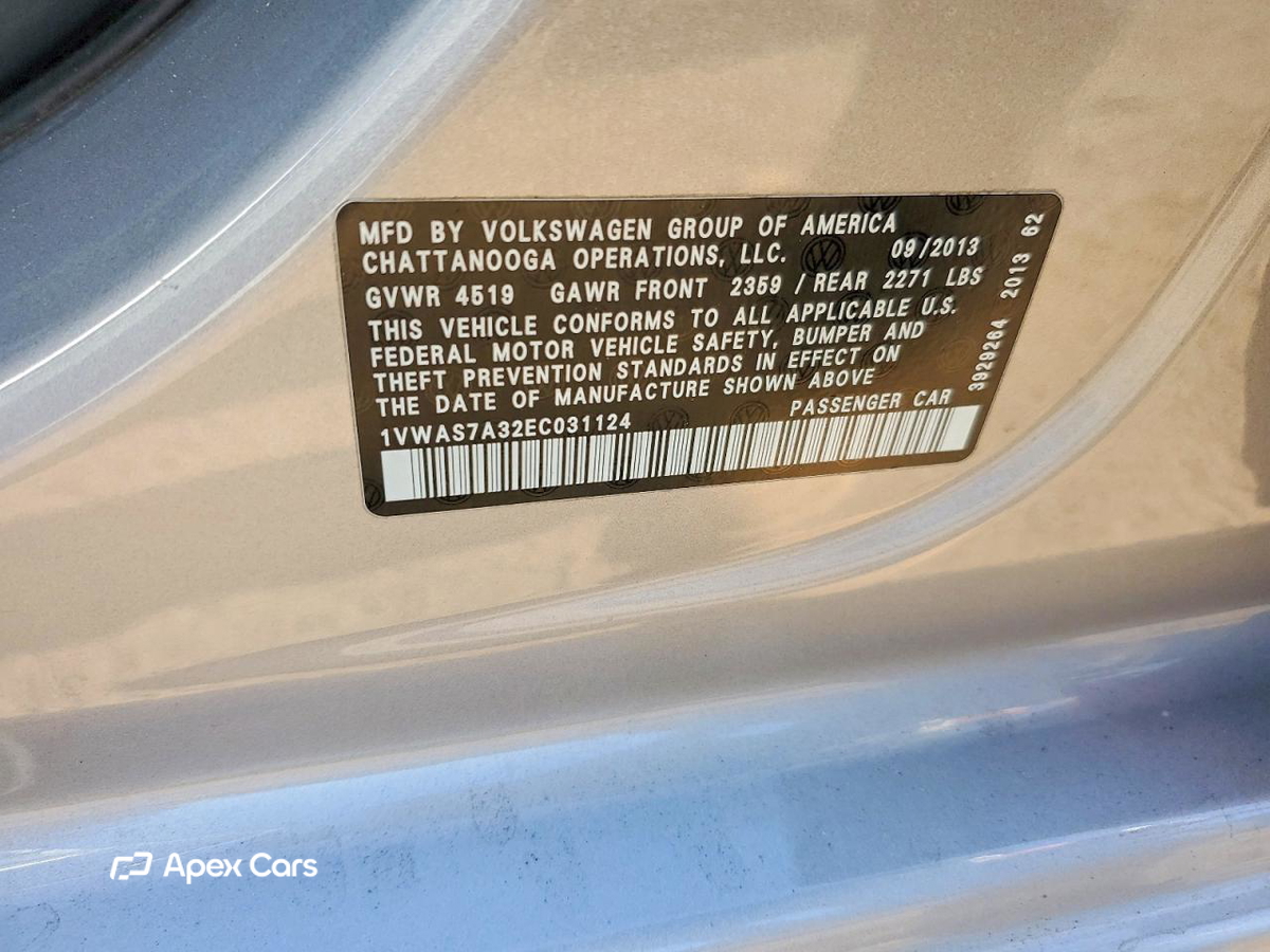 Volkswagen Passat 2014