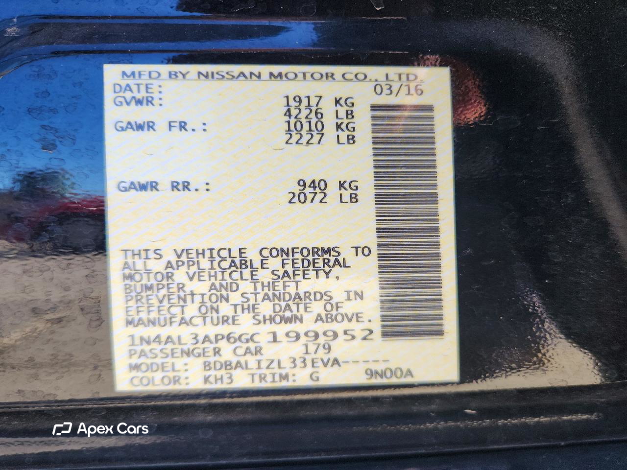 Nissan Altima 2016