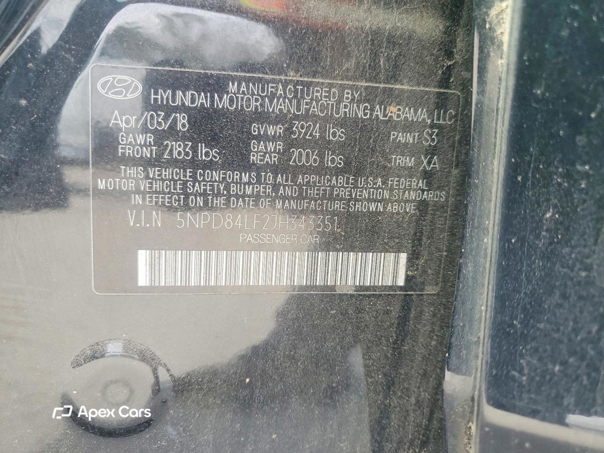 Hyundai Elantra 2018