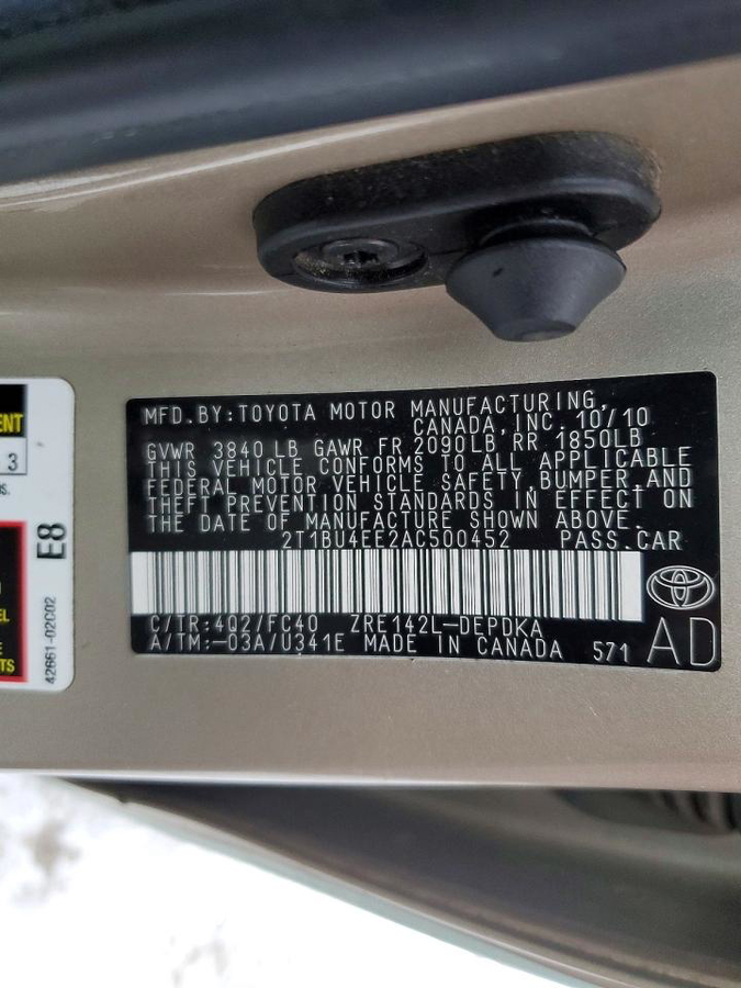 Toyota Corolla 2010