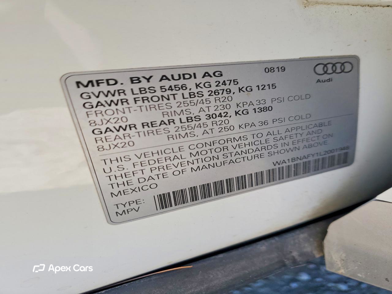Audi Q5 2020