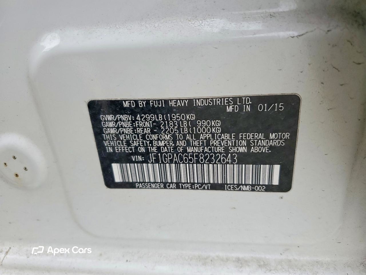 Subaru Impreza 2015