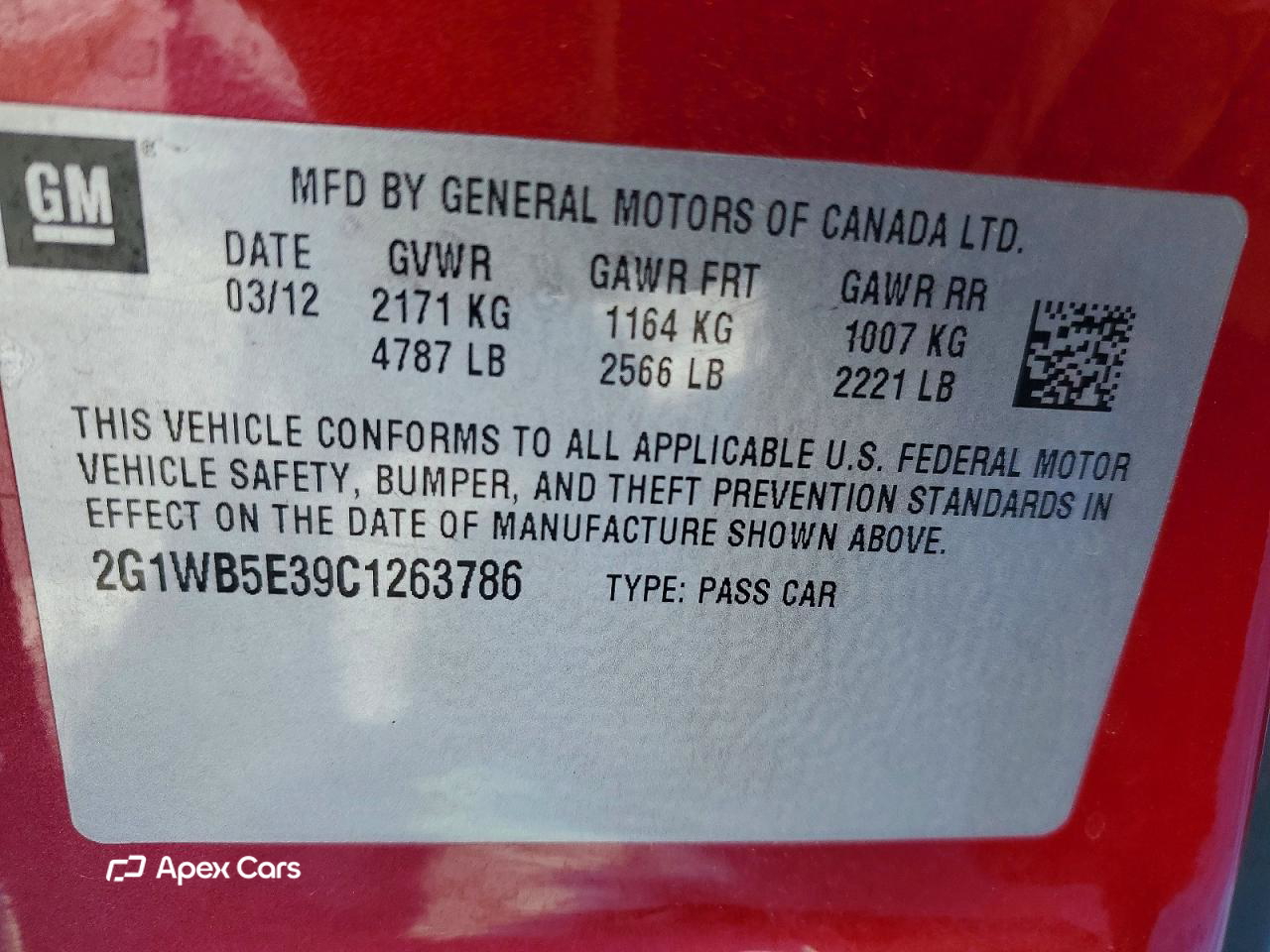 Chevrolet Impala 2012