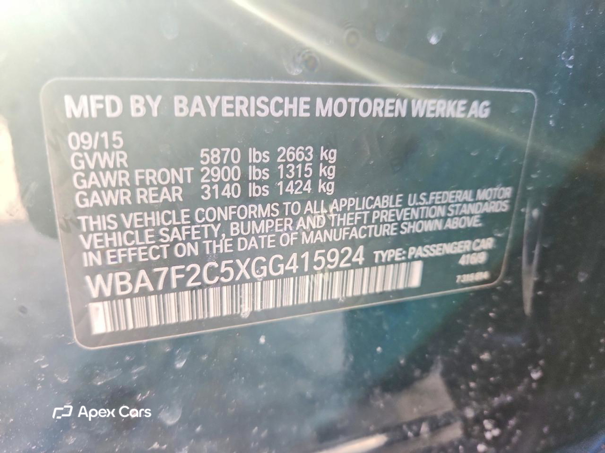 BMW Series 7 2016