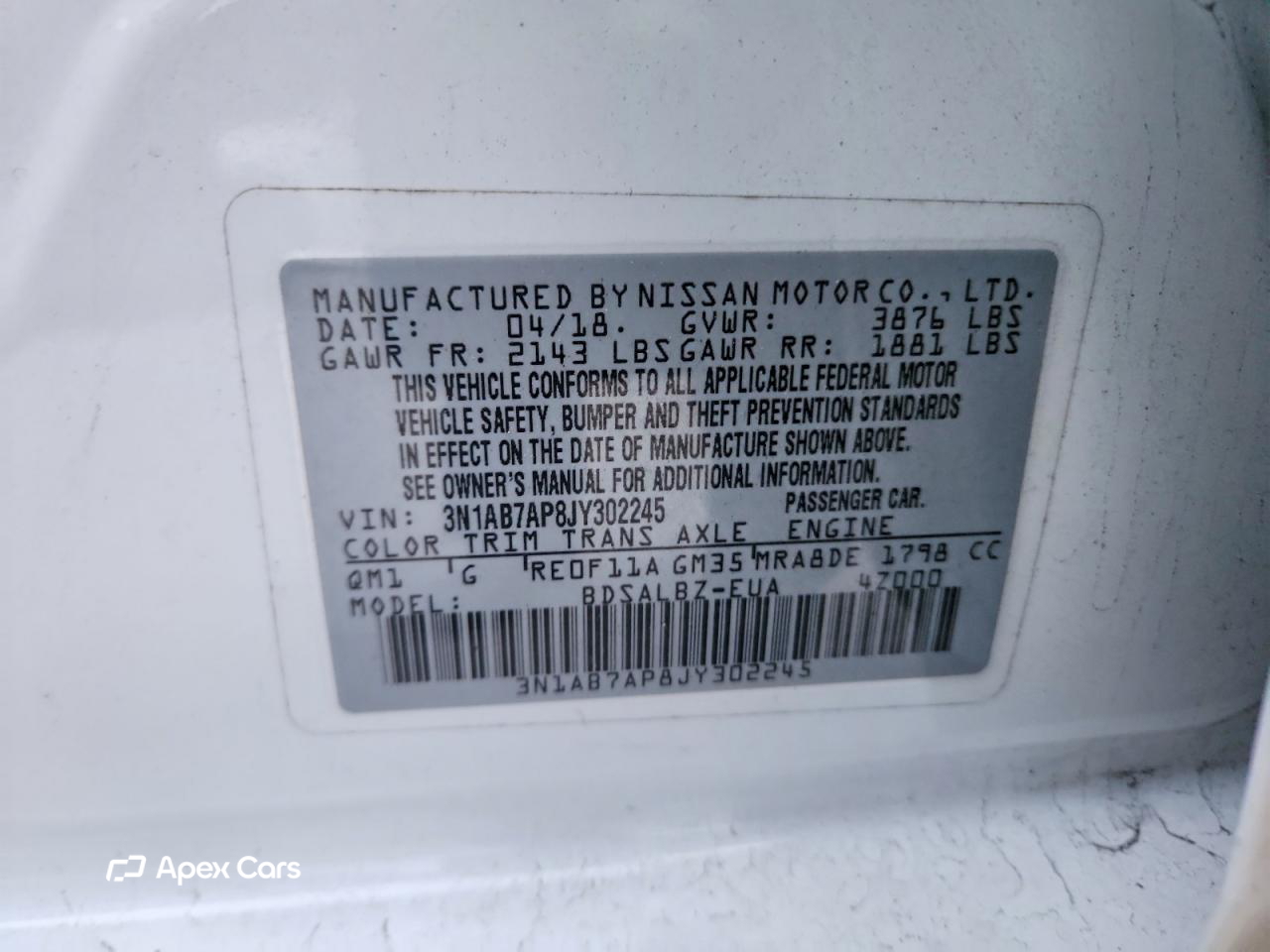 Nissan Sentra 2018