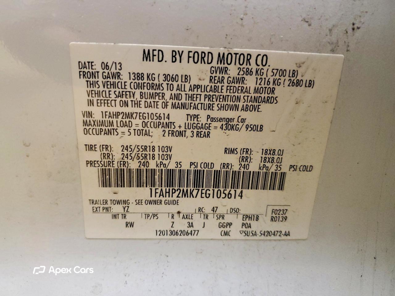 Ford Taurus 2014