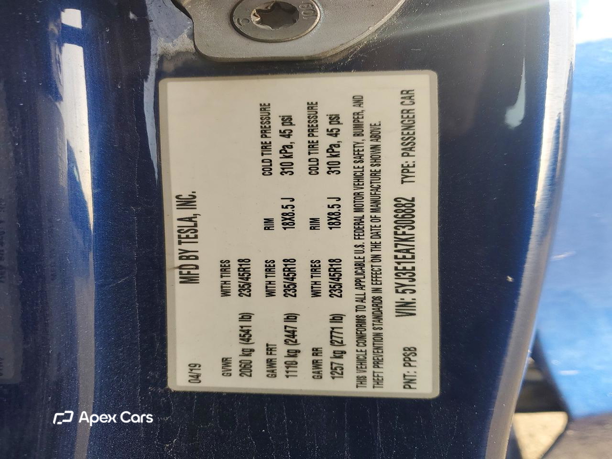 Tesla Model 3 2019