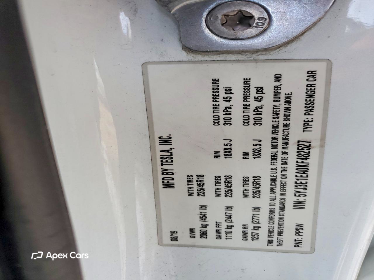 Tesla Model 3 2019