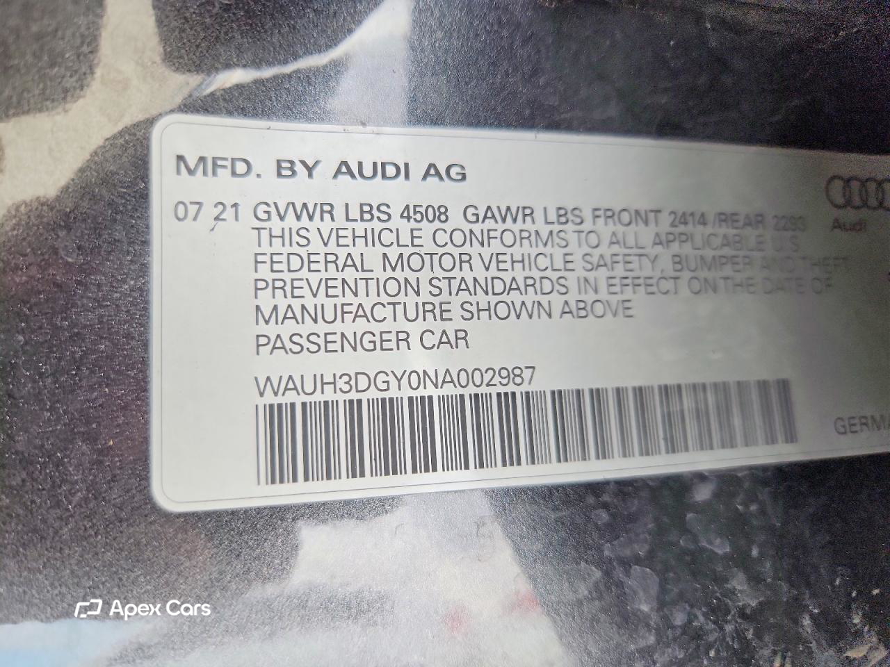 Audi S3 2022
