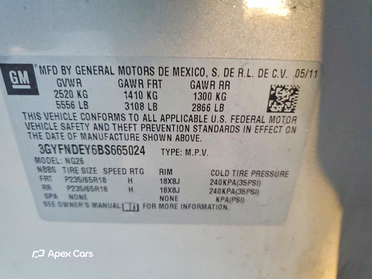 Cadillac SRX 2011
