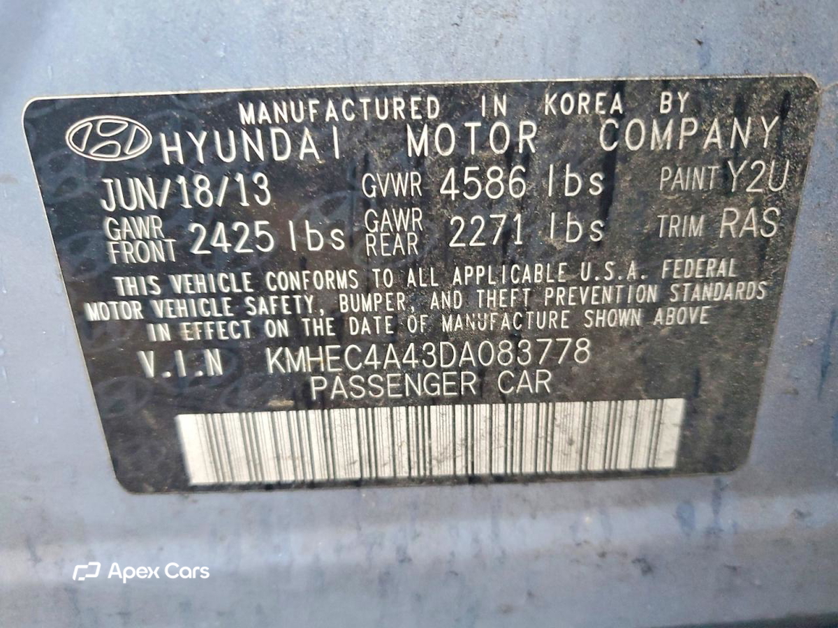 Hyundai Sonata 2013