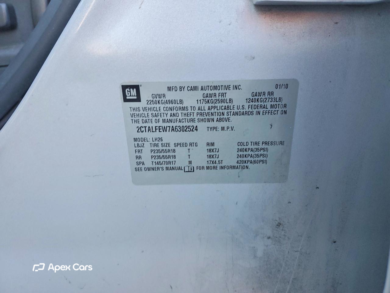 GMC Terrain 2010
