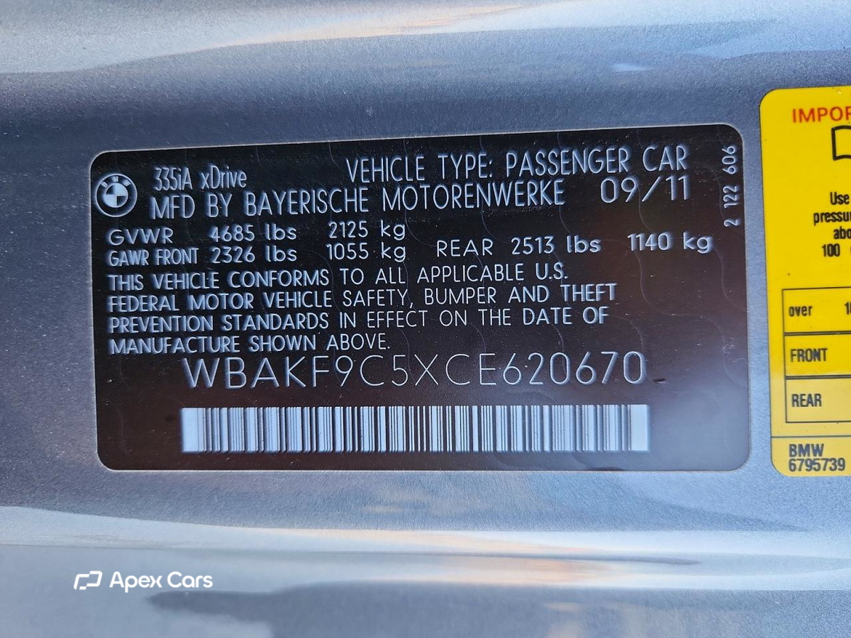 BMW Series 3 2012