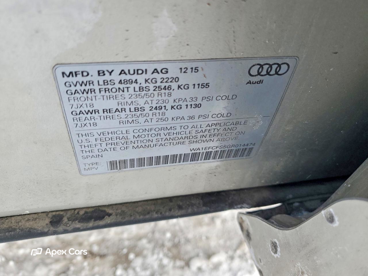 Audi Q3 2016