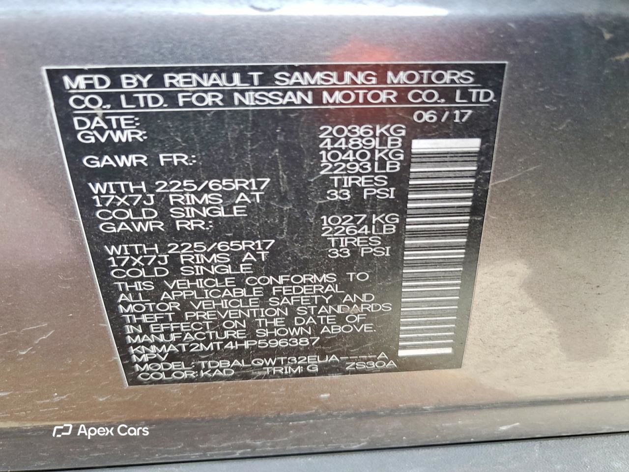 Nissan Rogue 2017