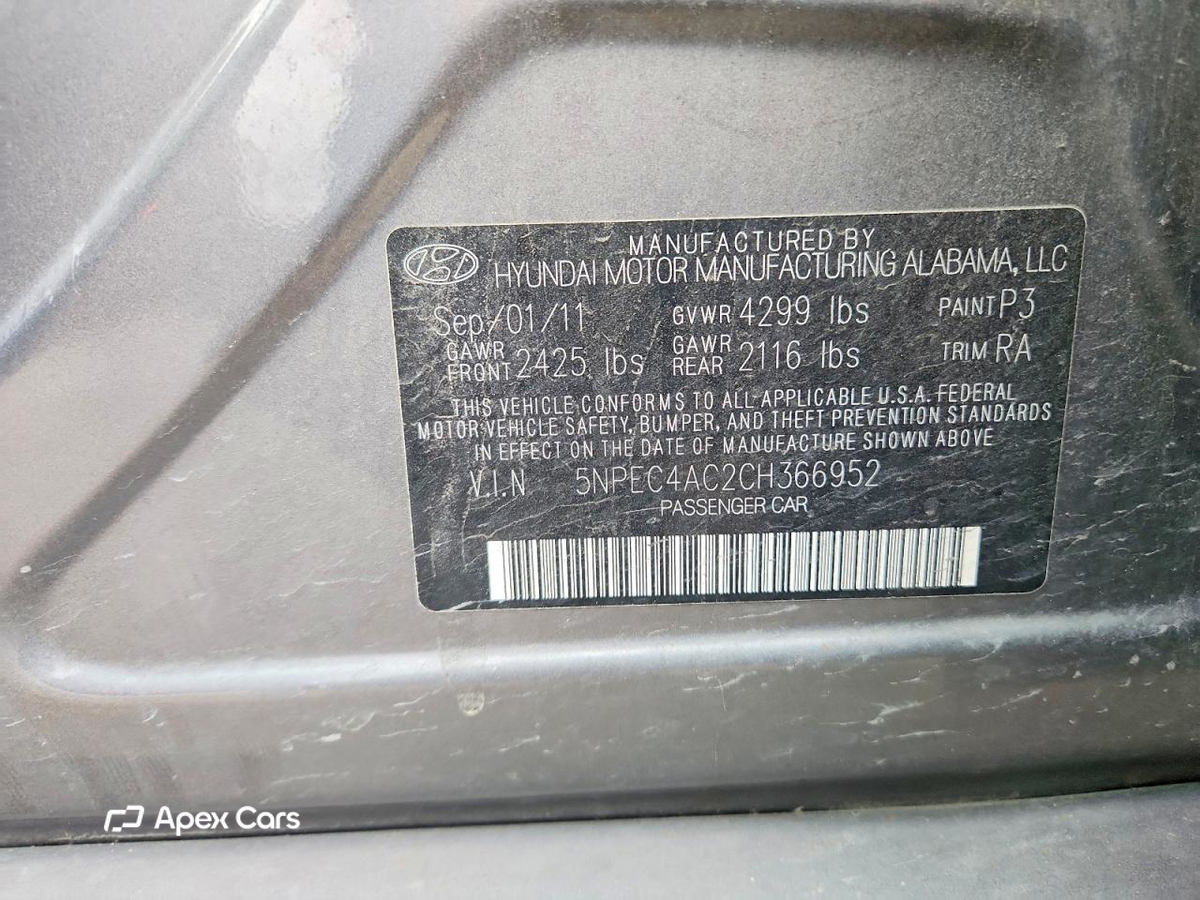 Hyundai Sonata 2012