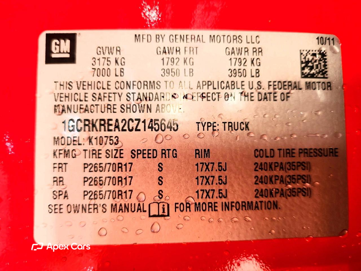 Chevrolet Silverado 2012