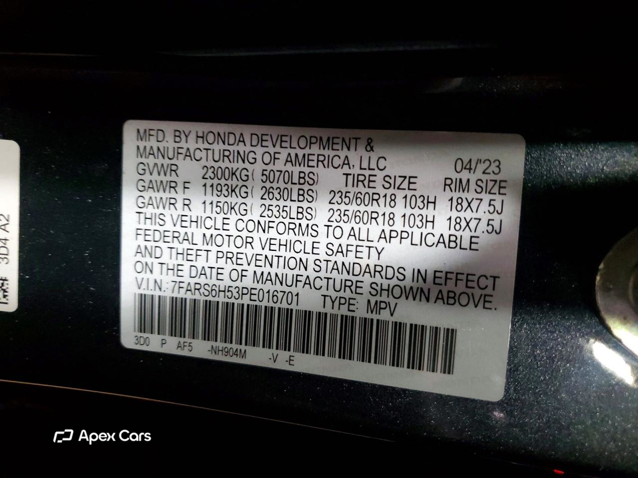 Honda CR-V 2023
