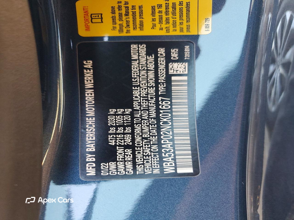 BMW Series 4 2022