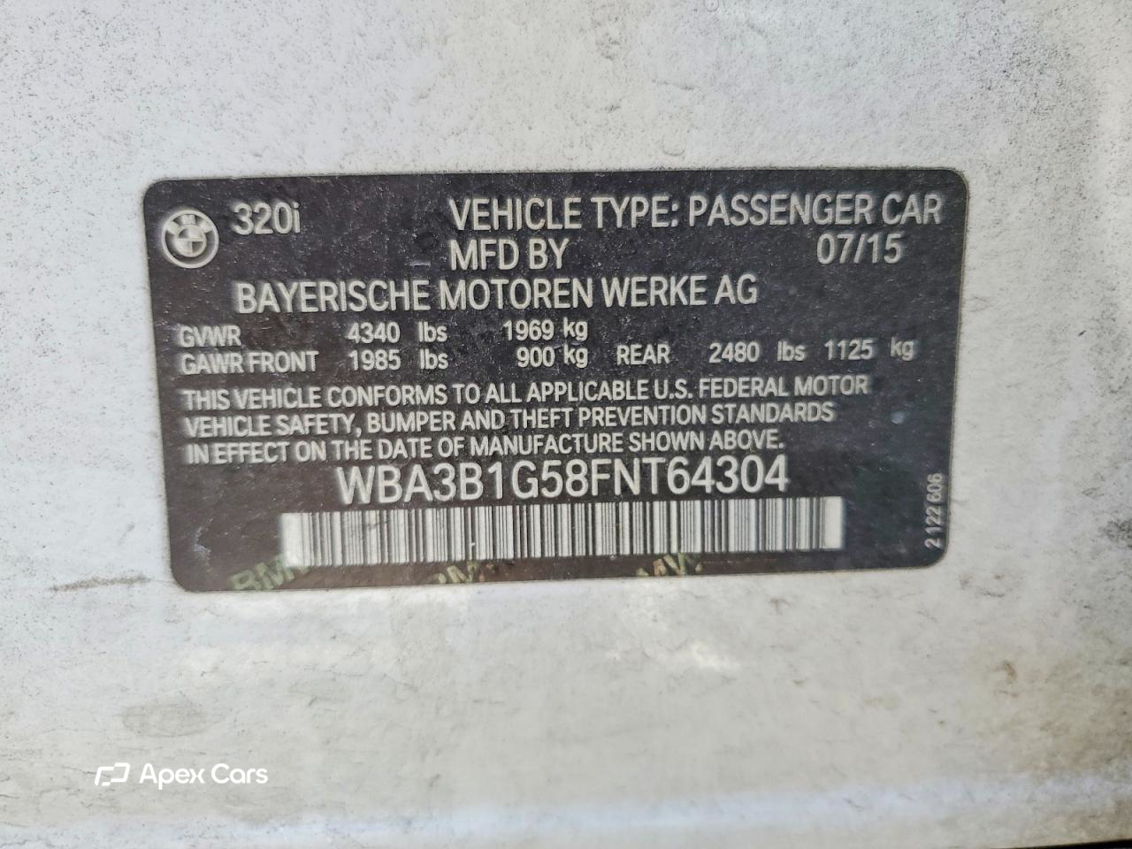 BMW Series 3 2015