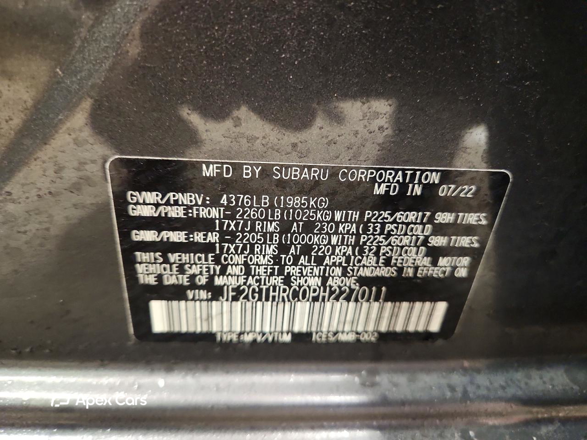 Subaru XV 2023