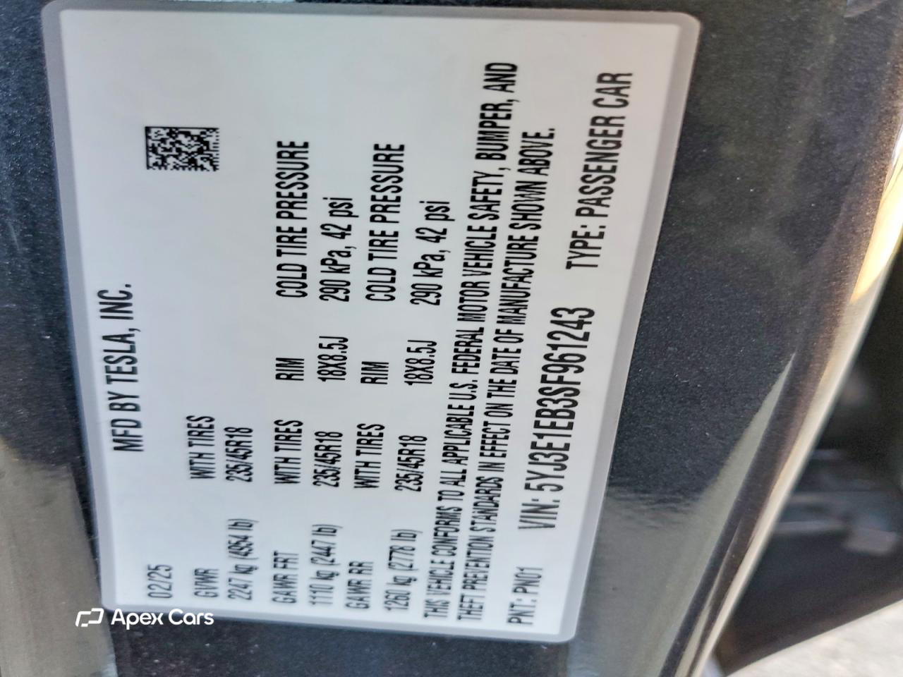 Tesla Model 3 2025