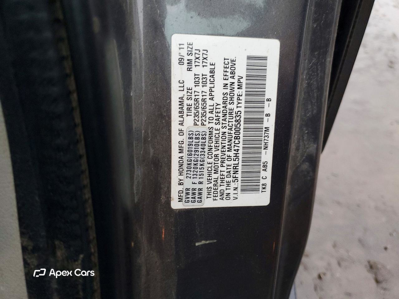 Honda Odyssey 2012